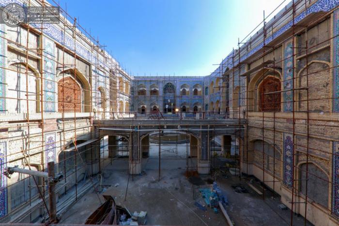 بالصور / مشروع صحن فاطمة (عليها السلام) التوسعة الغربية في العتبة العلوية المقدسة