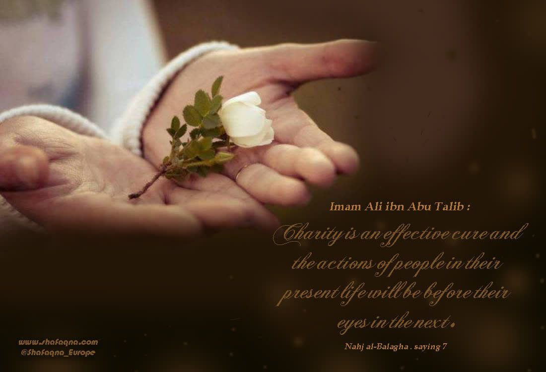 Charity is an effective cure