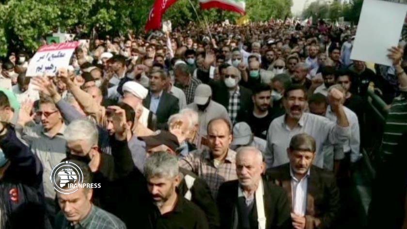 Iranians rally nationwide to condemn terrorist attack in Shiraz